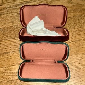 2 Gucci eyeglass cases